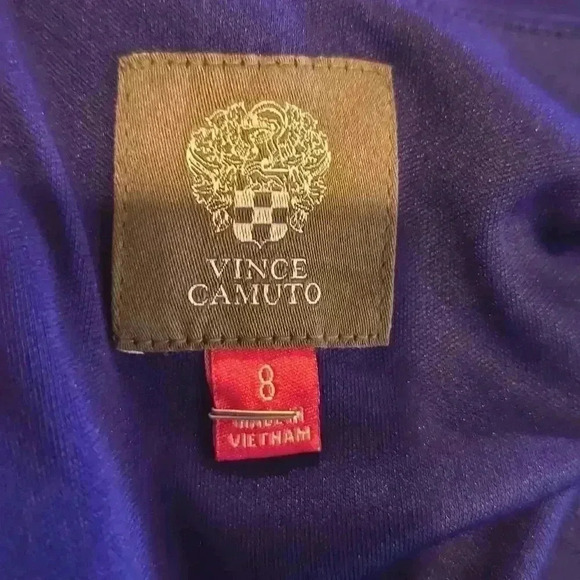 Vince Camuto Midi dress cob cobalt purple women’s size 8 - Picture 3 of 14